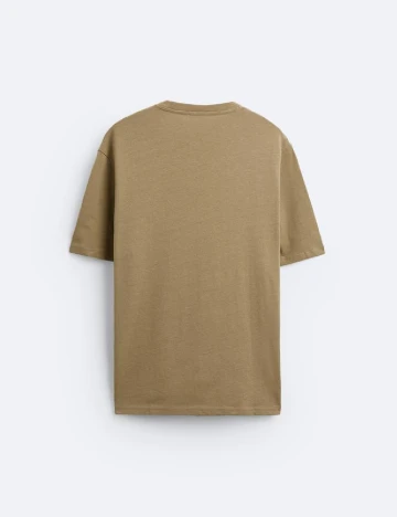 Tricou Zara, kaki