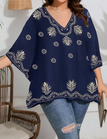 
						Bluza SHEIN CURVE, bleumarin