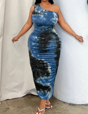 Rochie lunga SHEIN CURVE, albastru