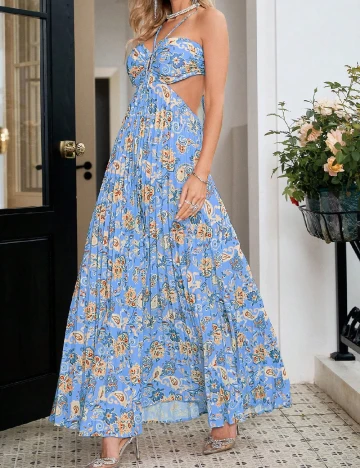 Rochie lunga SHEIN, albastru