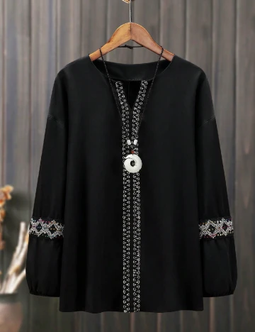 Bluza SHEIN, negru