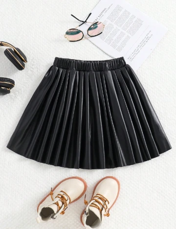 Fusta Shein Kids, negru