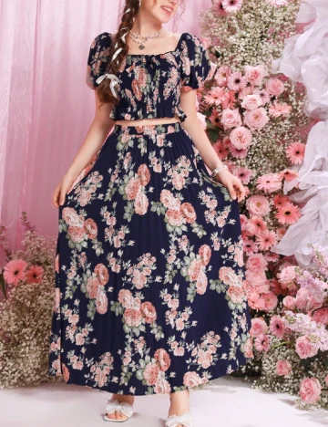 Compleu Shein Kids, floral print