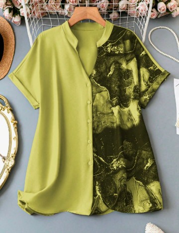 
						Camasa SHEIN CURVE, verde