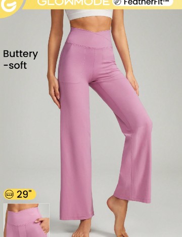 
						Pantaloni GLOWMODE, roz