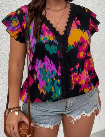 
						Bluza SHEIN CURVE, mix culori