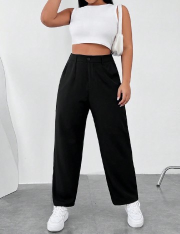 
						Pantaloni SHEIN CURVE, negru