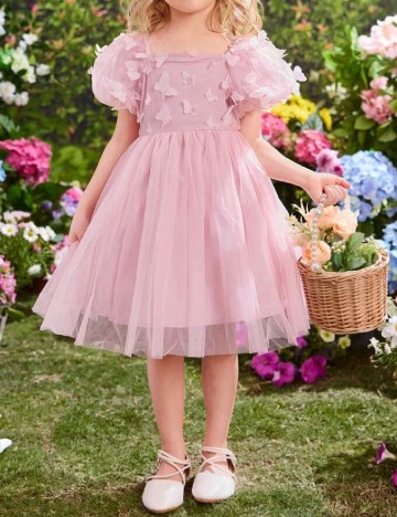 
						Rochie Shein Kids, roz