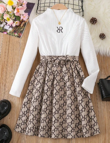 Rochie Shein Kids, bej