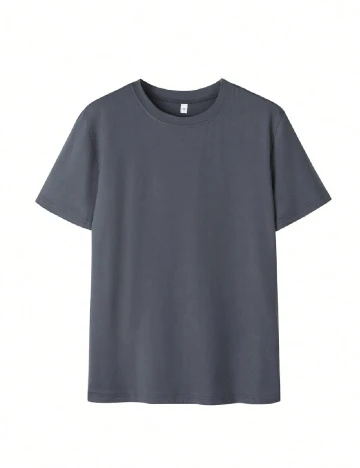 Tricou Oversize SHEIN, gri