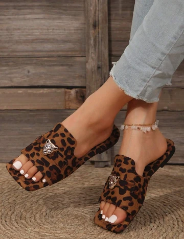 Slapi SHEIN, animal print
