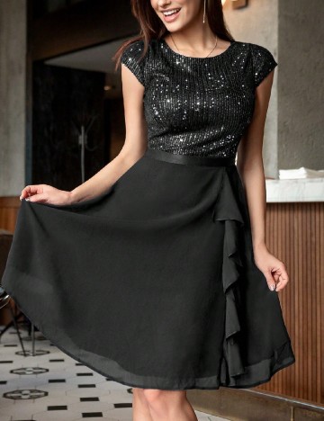 
						Rochie scurta Miusol, negru