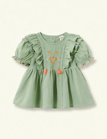 Rochie Shein Kids, verde