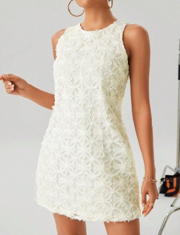 
						Rochie scurta SHEIN, ecru