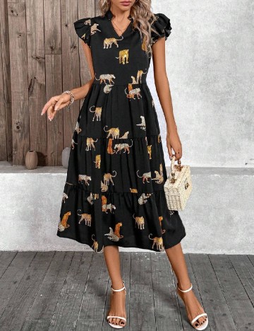 
						Rochie medie SHEIN, negru