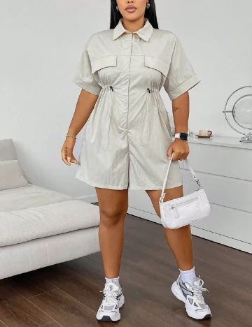 Salopeta SHEIN CURVE, bej