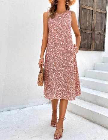 
						Rochie medie SHEIN, roz