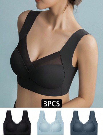 
						Set bustiere 3 bucati SHEIN, mix culori