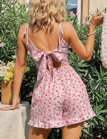 Salopeta SHEIN, floral print