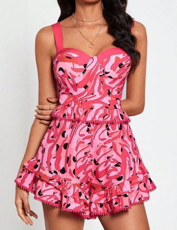 Rochie scurta SHEIN, roz