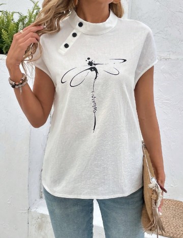 
						Maiou Emery Rose, alb