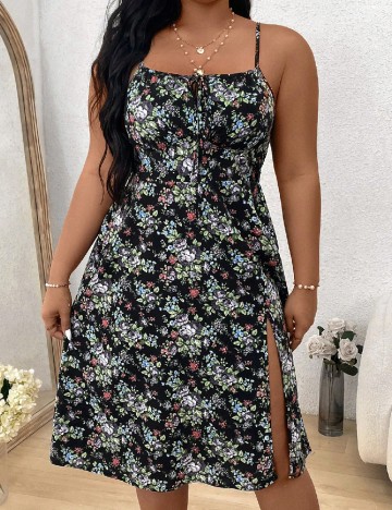 
						Rochie medie SHEIN CURVE, floral print