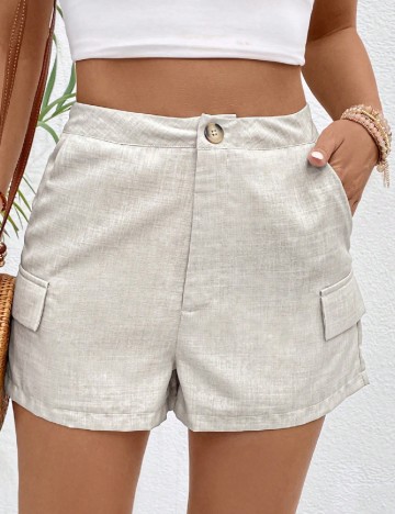 
						Pantaloni scurti SHEIN, gri deschis