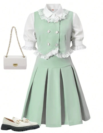 Compleu Shein Kids, verde