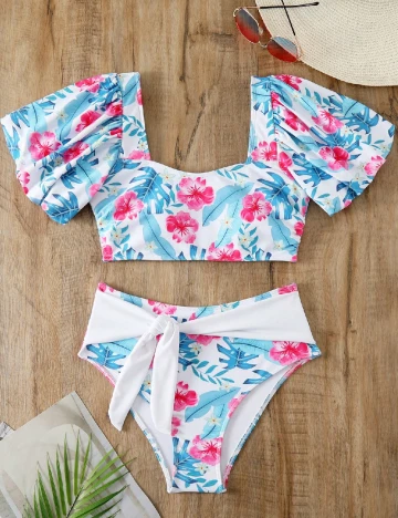 Costum de baie SHEIN, floral