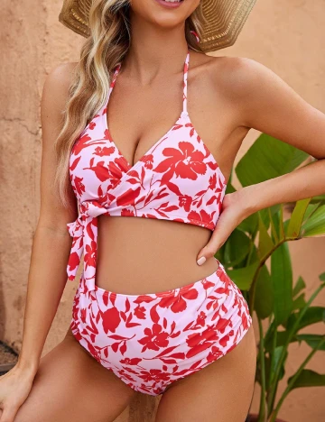 Costum de baie SHEIN Maternity, roz