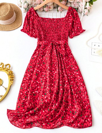 
						Rochie medie SHEIN CURVE, rosu