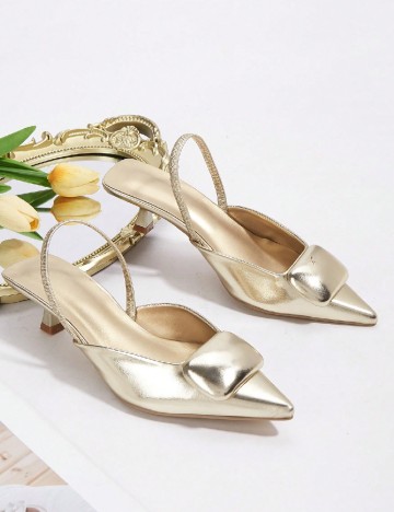 
						Pantofi SHEIN, auriu