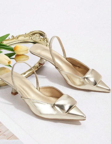 Pantofi SHEIN, auriu