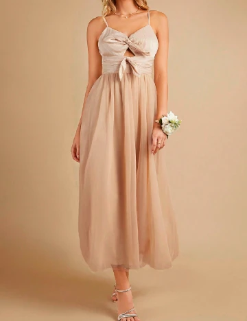 Rochie medie SHEIN, crem