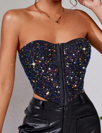 
						Corset SHEIN, negru