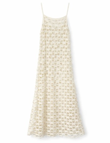 Rochie de plaja Zara, ecru