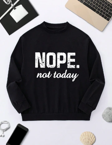 Bluza Shein Kids, negru