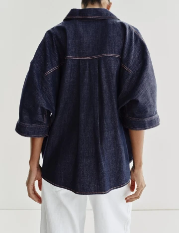 Camasa Zara, bleumarin