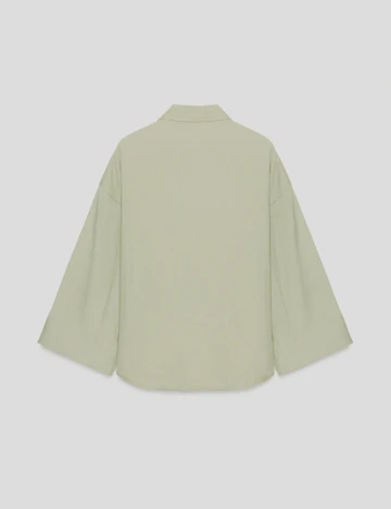 Camasa Oversize Zara, verde