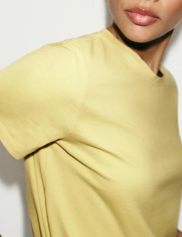 Tricou Zara, galben