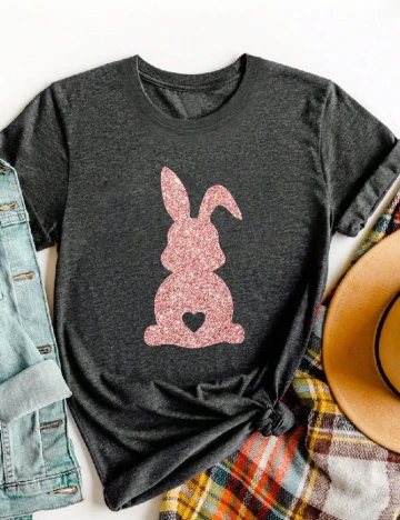 Tricou SHEIN CURVE, gri