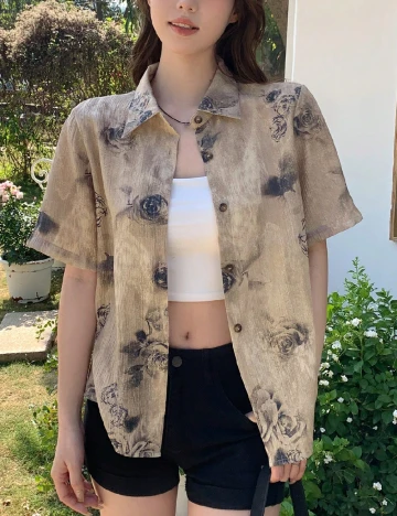 Camasa Dazy, maro deschis