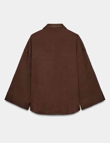 Camasa Oversize Zara, maro