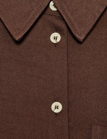 Camasa Oversize Zara, maro