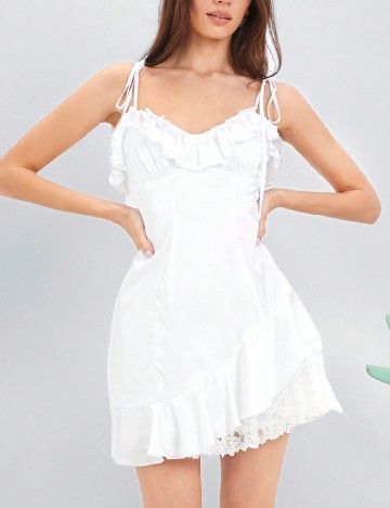 
						Rochie scurta SHEIN, alb