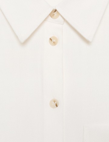 Camasa Oversize Zara, ecru