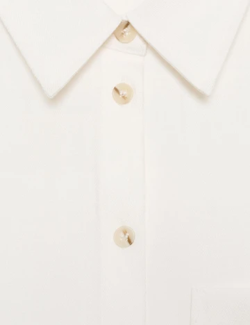 Camasa Oversize Zara, ecru