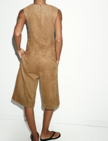 Pantaloni scurti Zara, maro