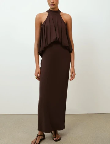 Rochie lunga Zara, maro