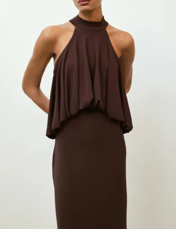 Rochie lunga Zara, maro